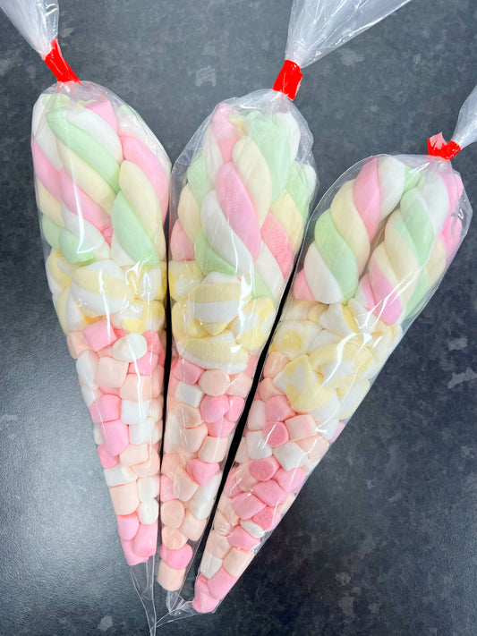 Marshmallow Party Cones