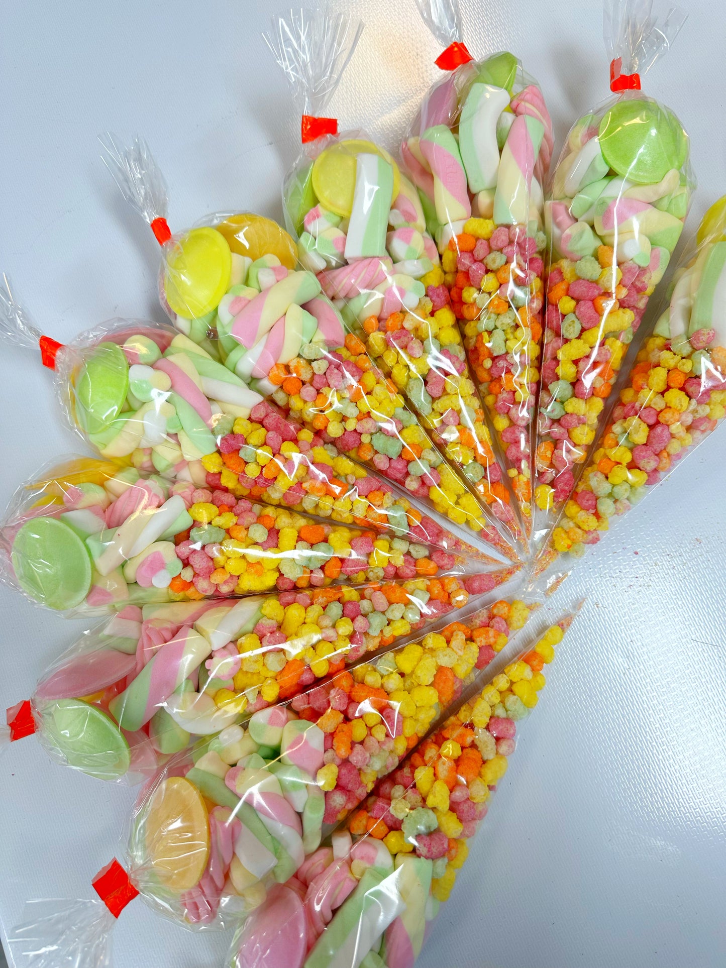 Kids Rainbow Mallow Cones