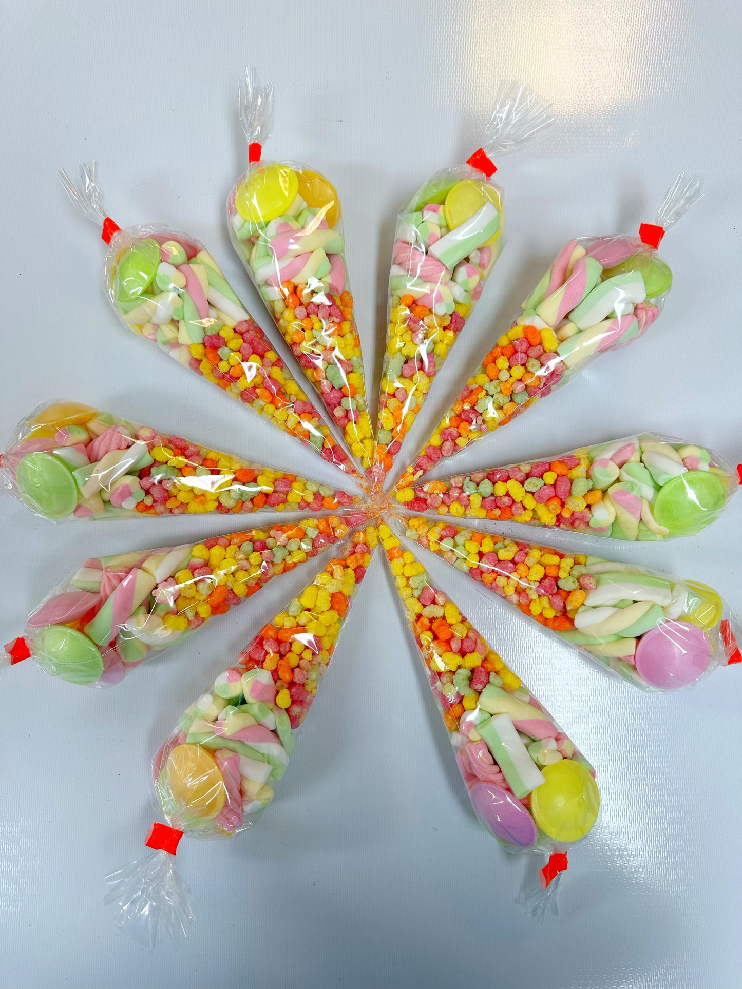 Kids Rainbow Mallow Cones