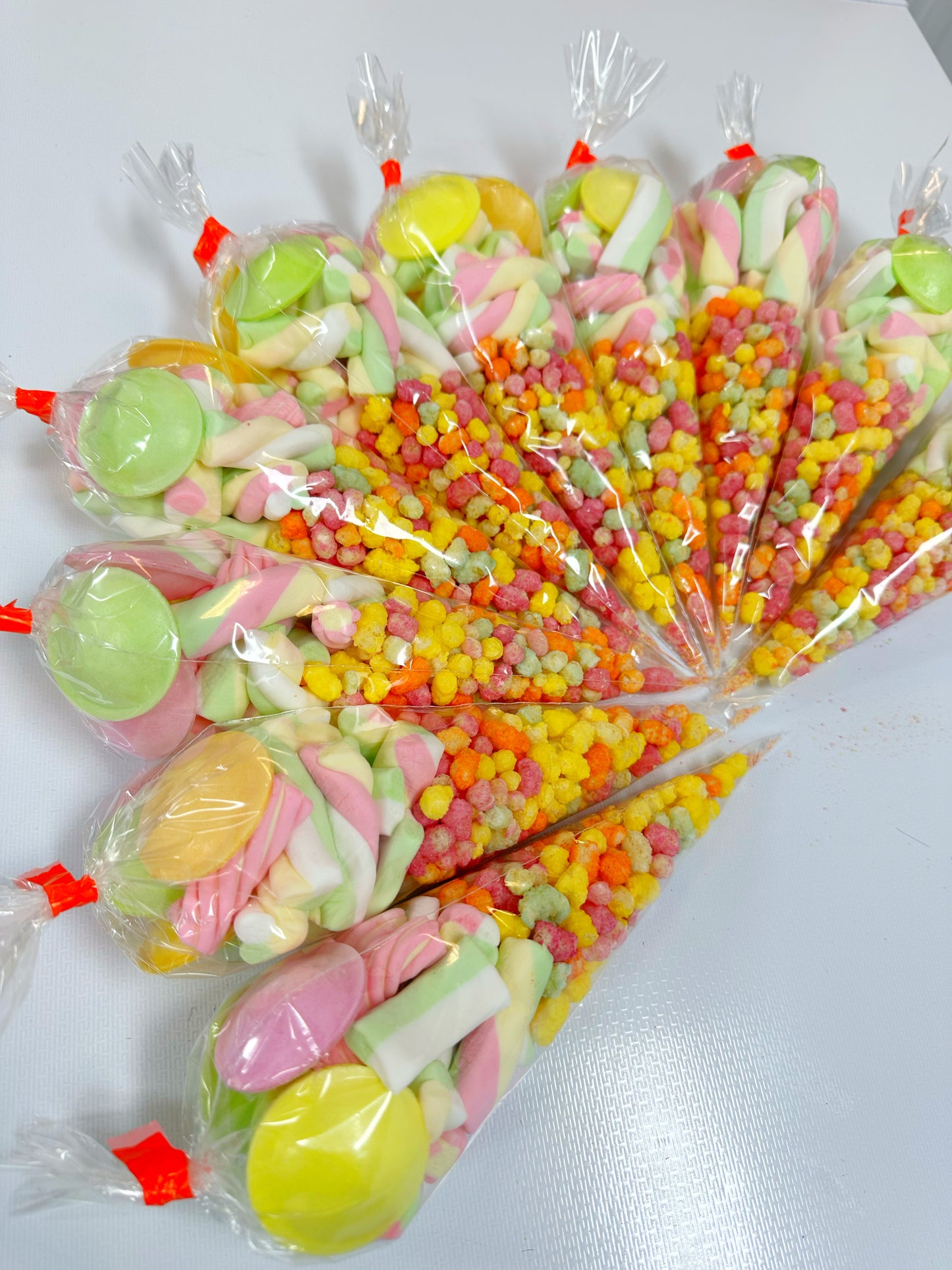 Kids Rainbow Mallow Cones