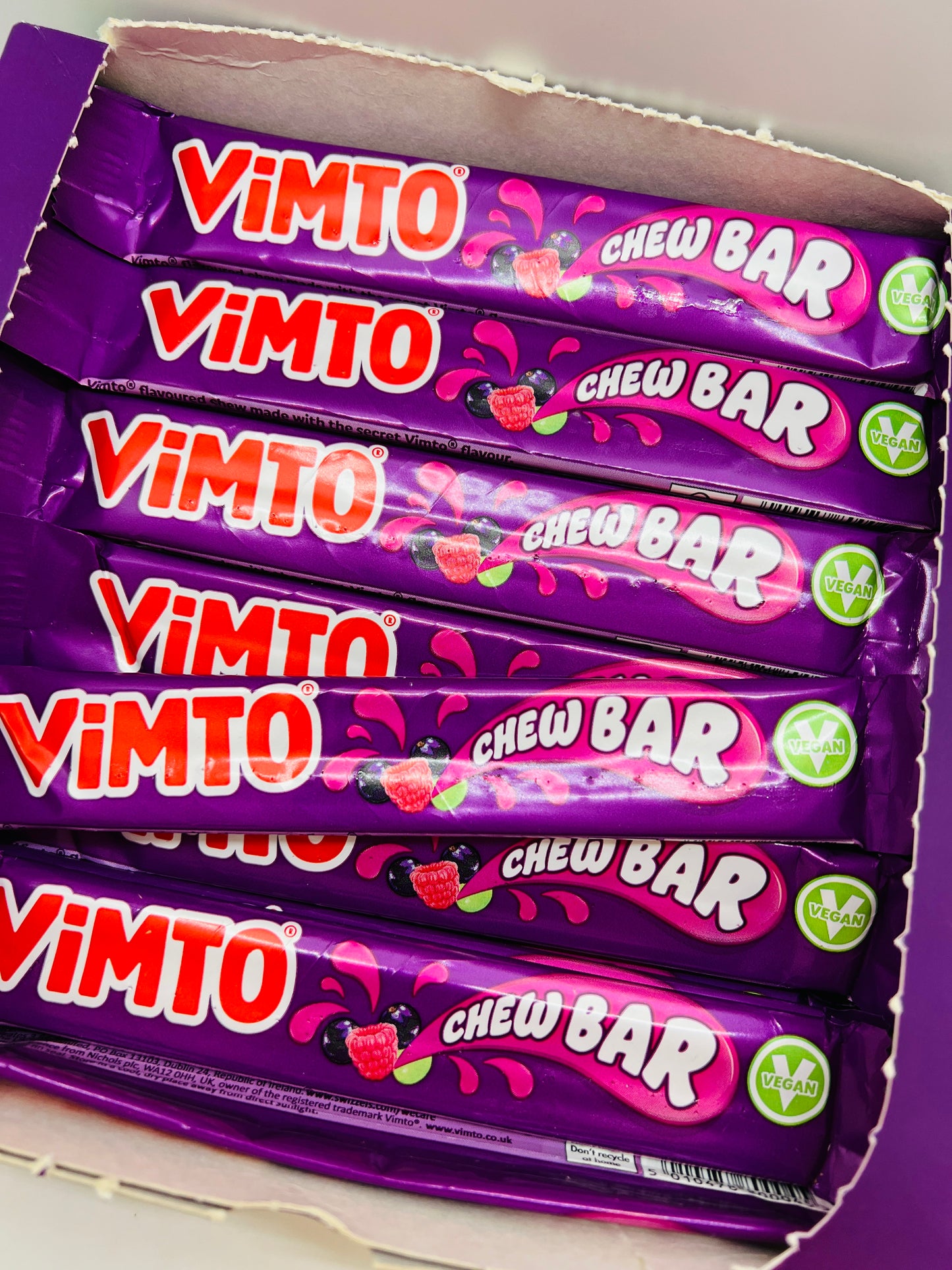 Vimto Chew Bar